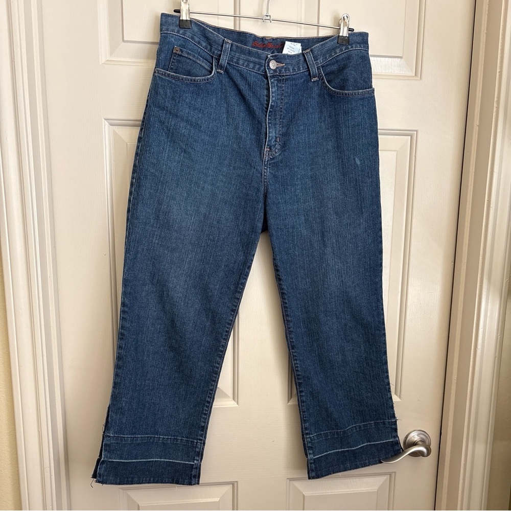 VTG Eddie Bauer Vintage Women’s High Rise 100% Cotton Denim Mom Jeans 12R. CBK